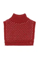 Dětský vlněný nákrčník Konges Sløjd STRAWBERRY NECKWARMER červená barva, KS103539