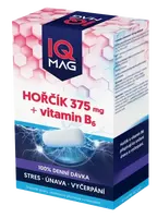 IQ MAG hořčík 375mg + vit.B6 60 kapslí