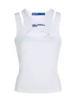 KARL LAGERFELD JEANS Top  enciánová / biela