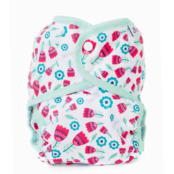 Bobánek Svrchní kalhotky XL patentky 1 ks tulipány