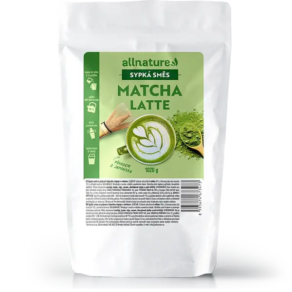 ALLNATURE Matcha latte 1020 g