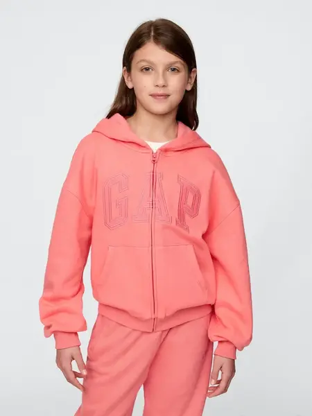 GAP Dívčí Dětská oversize mikina s logem 741310-03 Velikost: S