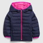 Tmavomodrá dievčenská prešívaná bunda GAP