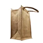 Jutová taška pro 4 láhve