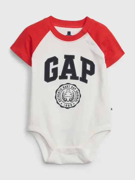 GAP Dojenčki Bodi with logo - Boys