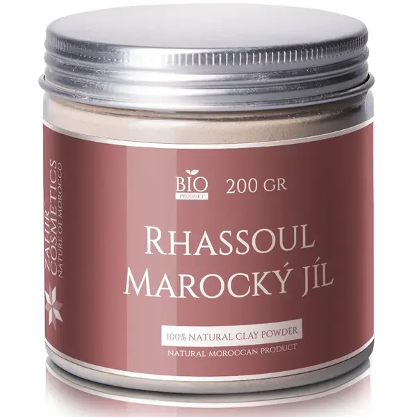 ZAHIR COSMETICS Rhassoul Marocký jíl BIO 200 g