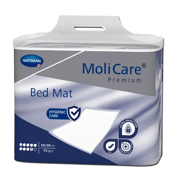 MoliCare Bed Mat 9 kapek 60x90 cm inkontinenční podložky 15 ks