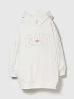 GAP Dětské mikinové oversize šaty VintageSoft - Holky