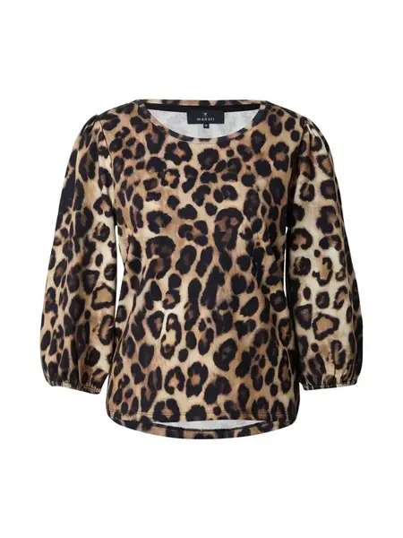 monari Blúzka  čokoládová / svetlohnedá / čierna