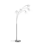 Stojaca lampa Reality Tommy nikel R46330501