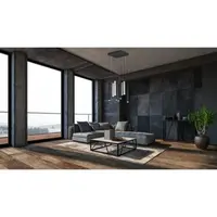 LED závesné osvetlenie Cinque Civeto čierna 373510932