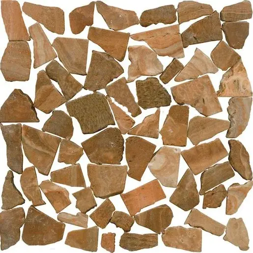 Kamenná mozaika Premium Mosaic Stone oranžová 30x30 cm mat STMOSORW