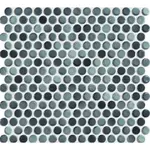 Keramická mozaika Premium Mosaic šedá 30x31 cm lesk MOS19GY