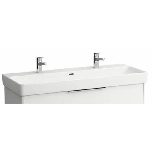 Laufen Pro S umývadlo 120x46 cm dva otvory pre batériu H8149650001071