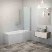 Roth PXV1 vanová zástěna 152x75 cm brillant 453-7500000-00-02