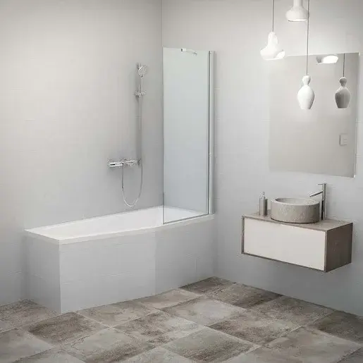 Roth PXV1 vanová zástěna 152x75 cm brillant 453-7500000-00-02