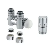 Termostatická sada ISAN rohová stredová pravá chróm na meď TERMSADA139R