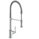 Hansgrohe Axor Montreux drezová batéria s vyťahovacou sprškou vzhľad nerezu 16582800