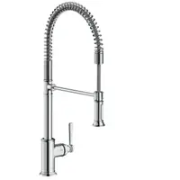 Hansgrohe Axor Montreux drezová batéria s vyťahovacou sprškou vzhľad nerezu 16582800
