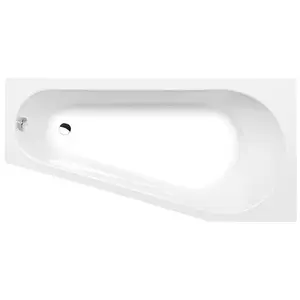 Polysan Projekta asymetrická vaňa 160x80 cm akrylát pravá 21111