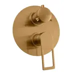 RAV SLEZÁK Nil sprchová a vaňová batéria vrátane podomietkového telesa kartáčovaná zlatá NL286KZK