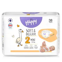Bella Baby Happy Soft&Delicate 2 Mini 3–6 kg dětské pleny 38 ks