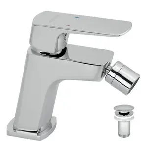 Novaservis Nobless EGO bidetová batéria s výpusťou chróm 43011,0 43011.0