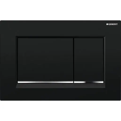Geberit Sigma30 ovládacie tlačidlo plast čierny lesk 115.883.KM.1