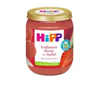 Hipp Superovoce BIO Jablka s jahodami a hruškami 160 g