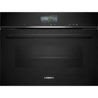 Vstavaná kompaktná kombinovaná parná rúra Siemens 60 x 45 cm čierna CS756G1B1