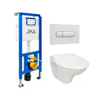 Závesný WC set Jika Nila do ľahkých stien / predstenový KMPLJIKASWR