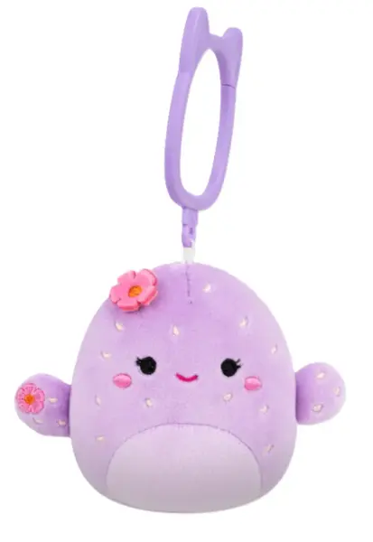 SQUISHMALLOWS Klíčenka Fialový kaktus - Adrienne