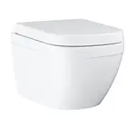 Wc s doskou softclose závesné GROHE EURO-CERAMIC alpská biela  so zadným odpadom 39693000