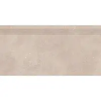 Schodovka Rako Betonico tmavo béžová 40x80 cm mat DCP84794.1