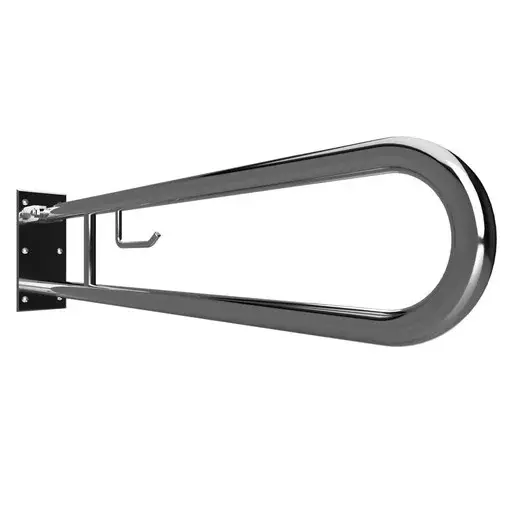 Bemeta Help madlo sklopné, s držiakom toal.pap.nehrdzavejúca oceľ 301102291