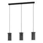 LED závesné osvetlenie Eglo PINTO TEXTIL 1 čierna 900342