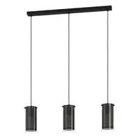 LED závesné osvetlenie Eglo PINTO TEXTIL 1 čierna 900342