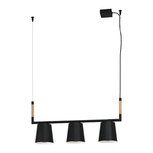 Závesné osvetlenie Eglo LACEY čierna 43612