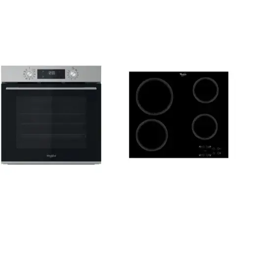 Rúra Whirlpool OMK58CU1SX + sklokeramická varná doska AKT8090NE
