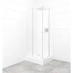 Set sprchovacieho kúta a vaničky, štvorec 80x80 cm Multi Basic SIKOBKMUQ80CH0