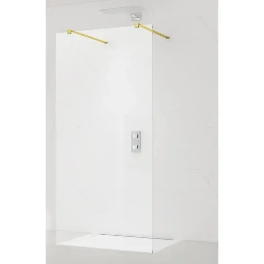 Sprchová zástena Walk-in 120 cm SAT vo farbe profilu zlatá SATBWI120ZAVZ