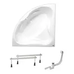 Rohová vaňa Laguna Royale 150x150 cm akrylát ľavá aj pravá SIKORO1500AN