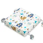 SENSILLO Dětský sedák na židli 32x32x8cm - medvěd a liška