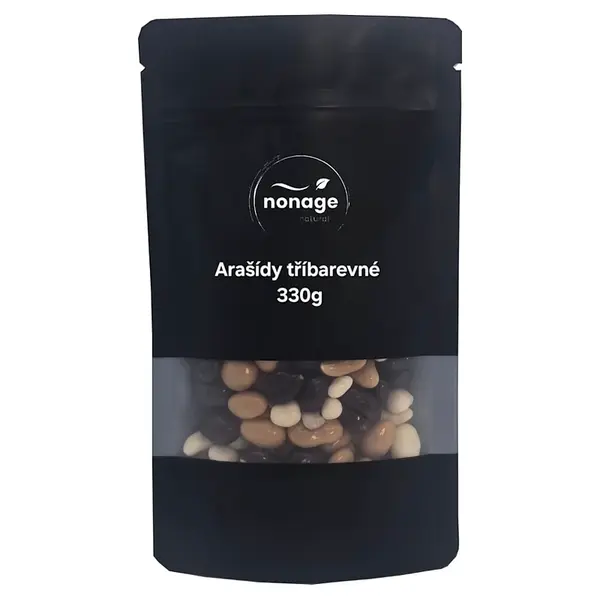 NONAGE Arašídy tříbarevné 330 g