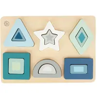 Bieco - Drevené vkladacie puzzle - tvary