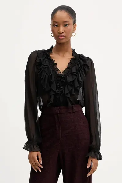 Halenka Morgan dámská, černá barva, hladká, CATHY