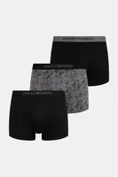 Boxerky Emporio Armani Underwear 3-pack pánské, černá barva, EM000260 AF10800