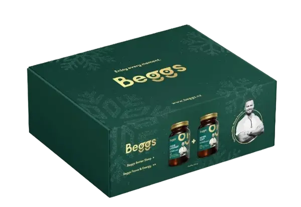 BEGGS developed with MUDr. Marek Dvořák (Better Sleep 60 kapslí+ Focus & Energy 60 kapslí)