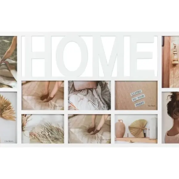 Fotorám pro 10 ks foto Home 72x37 cm, bílý
