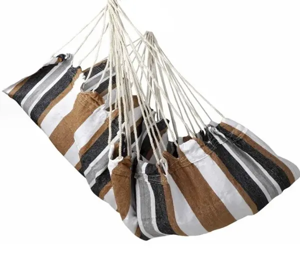 Hnědé závěsné křeslo BRANCO